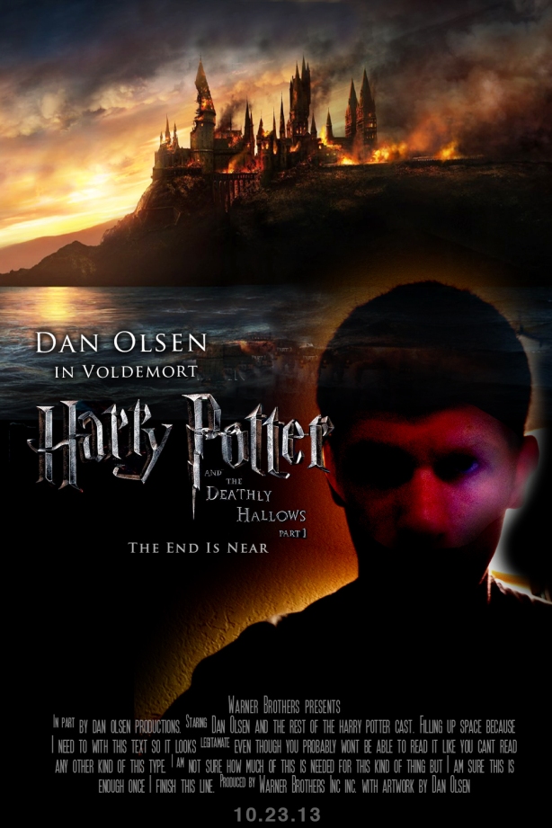 Harry Potter Movie Poster Redone